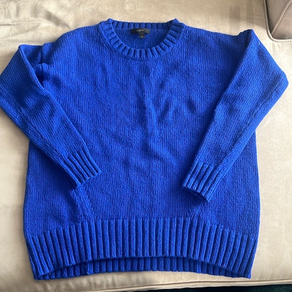 Jcrew Cobalt Wool Sweater - Size XS - Picture 1 of 9